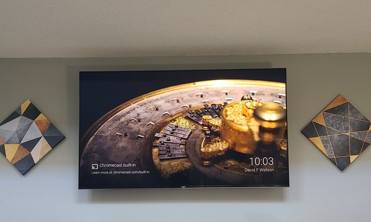 Large display installation prepared for a client venue